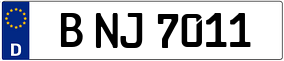 Truck License Plate